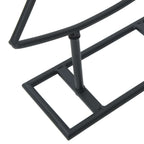 Árbol de Navidad de metal con soporte Negro 125 cm Acero