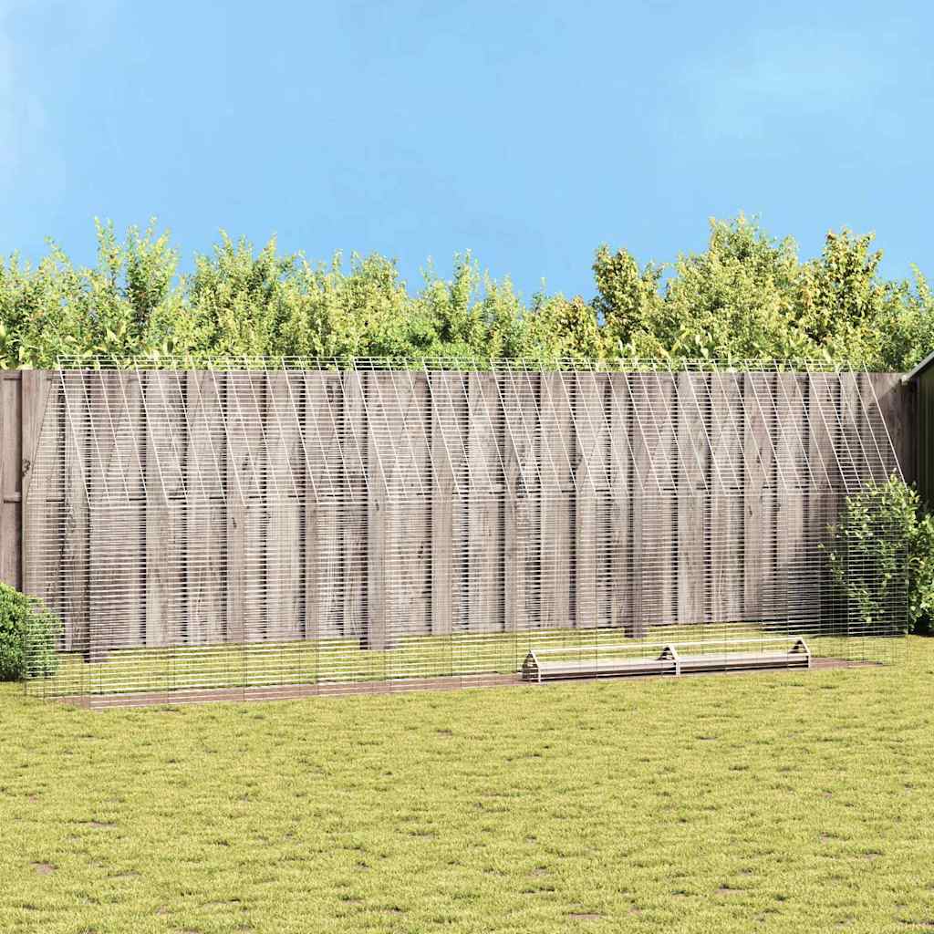 Rabbit Hutch Silver 100 x 100 x 210 cm