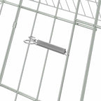 Jaula para pollos Plateado 110 x 100 x 85 cm Acero Galvanizado