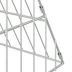 Jaula para pollos Plateado 110 x 100 x 85 cm Acero Galvanizado