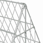 Jaula para pollos Plateado 110 x 100 x 85 cm Acero Galvanizado