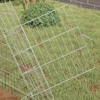 Jaula para pollos Plateado 110 x 100 x 85 cm Acero Galvanizado