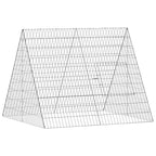 Jaula para pollos Plateado 110 x 100 x 85 cm Acero Galvanizado