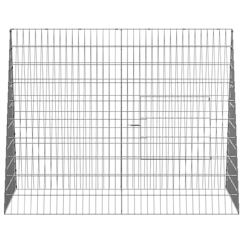 Jaula para pollos Plateado 110 x 100 x 85 cm Acero Galvanizado
