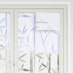 Lámina estática para ventanas Patrón de bambú 45 x 500 cm PVC