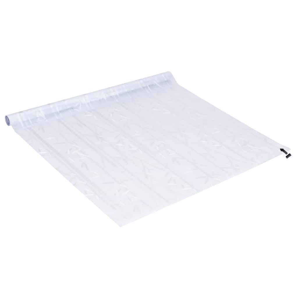 Lámina estática para ventanas Patrón de bambú 45 x 500 cm PVC