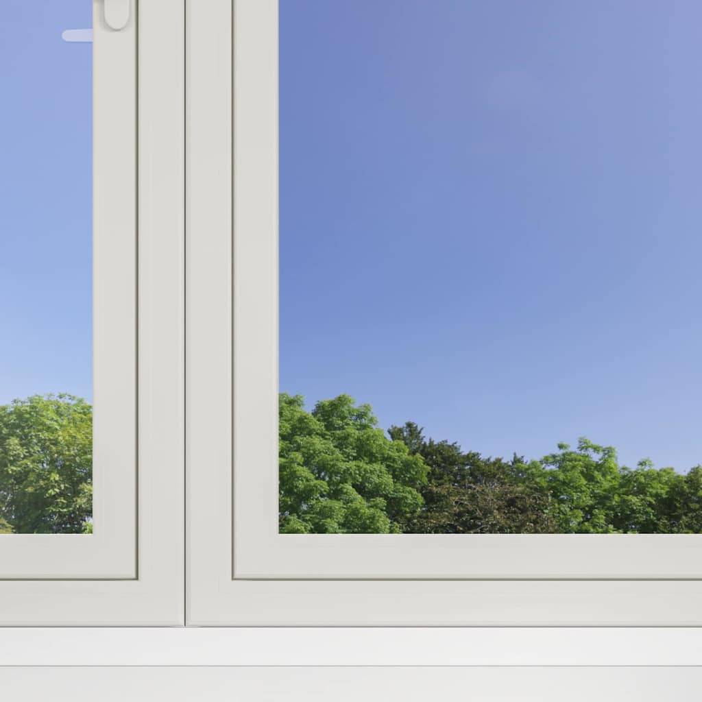 Película Solar Reflectante Estática para Ventanas Plateado PVC