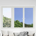 Película Solar Reflectante Estática para Ventanas Plateado PVC