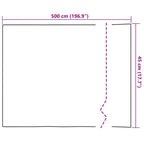Película adhesiva para ventanas Esmerilado 45 x 500 cm PVC