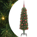 Árbol de Navidad artificial Verde 120 cm PVC, Acero y Plástico