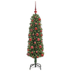 Árbol de Navidad artificial Verde 120 cm PVC, Acero y Plástico