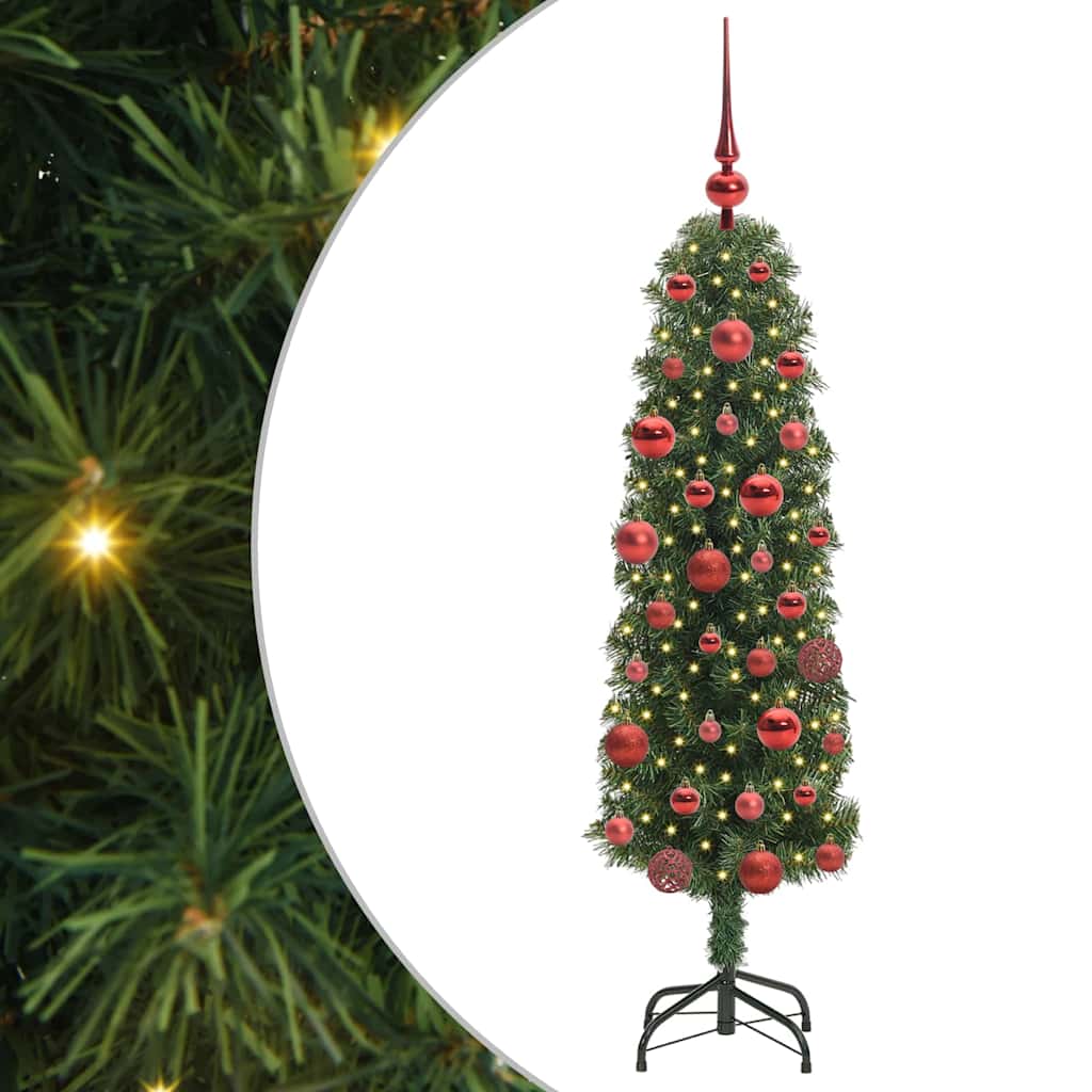 Árbol de Navidad artificial Verde 150 cm PVC, Acero y Plástico