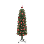 Árbol de Navidad artificial Verde 150 cm PVC, Acero y Plástico