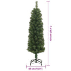 Árbol de Navidad artificial Verde 150 cm PVC, Acero y Plástico
