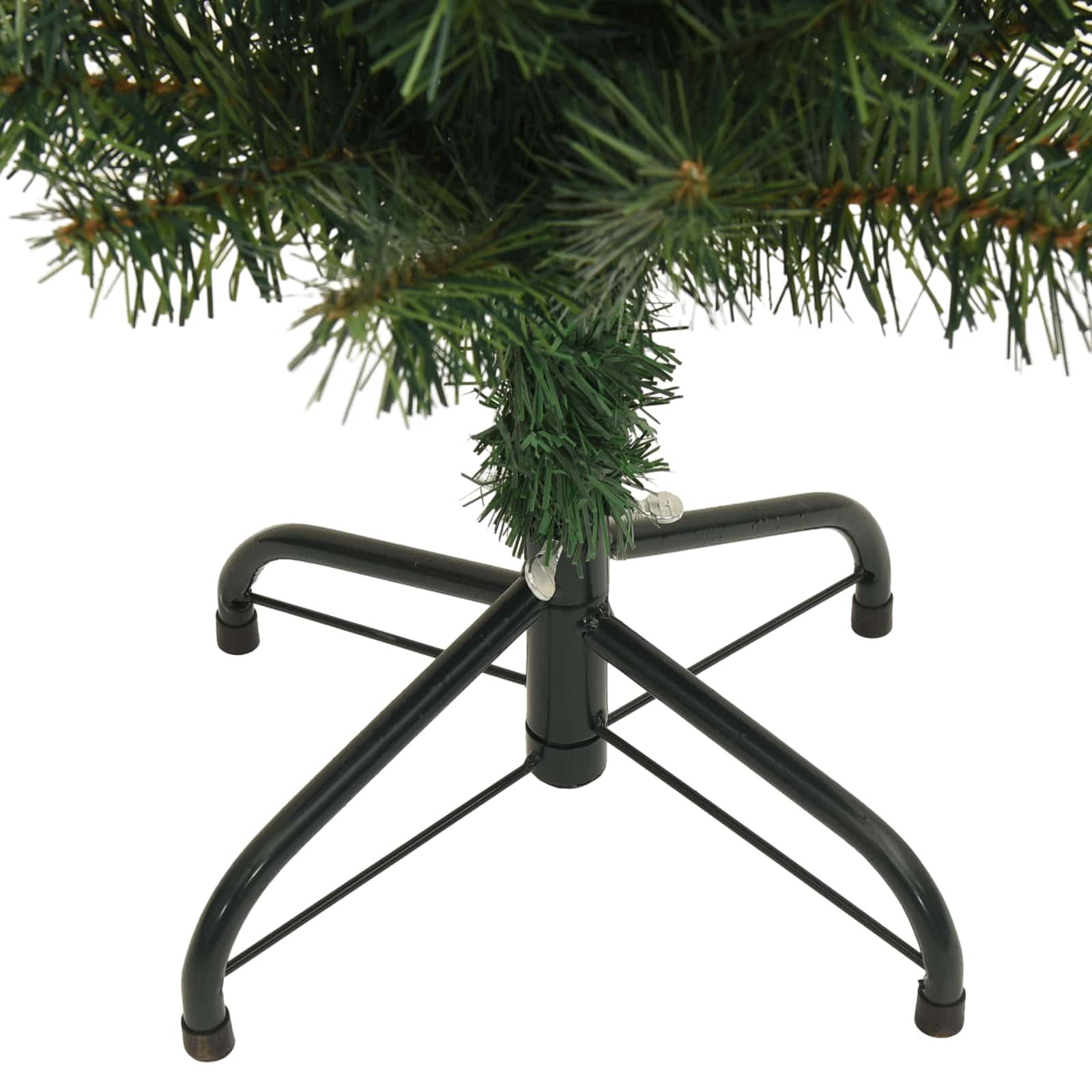 Árbol de Navidad artificial Verde 180 cm PVC, Acero y Plástico