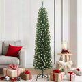 Árbol de Navidad artificial Verde 180 cm PVC, Acero y Plástico