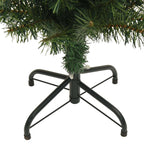 Árbol de Navidad artificial Verde 210 cm PVC, Acero y Plástico