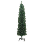 Árbol de Navidad artificial Verde 210 cm PVC, Acero y Plástico