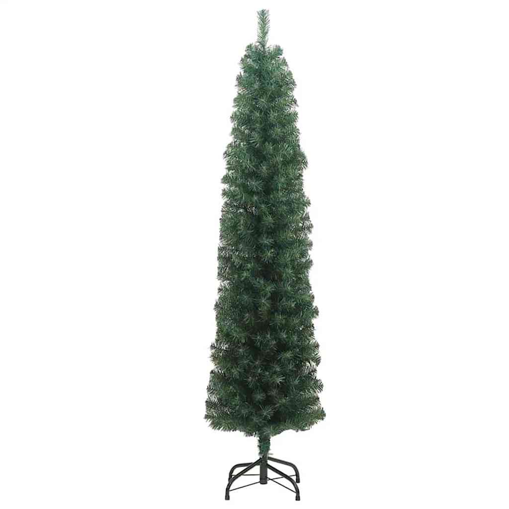 Árbol de Navidad artificial Verde 240 cm PVC, Acero y Plástico