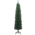 Árbol de Navidad artificial Verde 240 cm PVC, Acero y Plástico