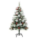 Árbol de Navidad artificial verde y 150 cm