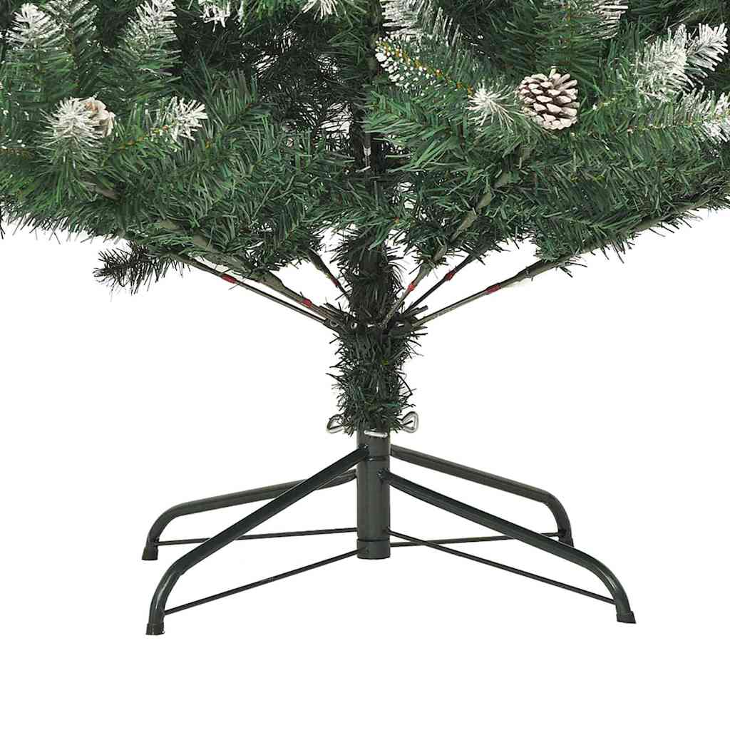 Árbol de Navidad artificial Verde 120 cm PVC, Plástico y Acero