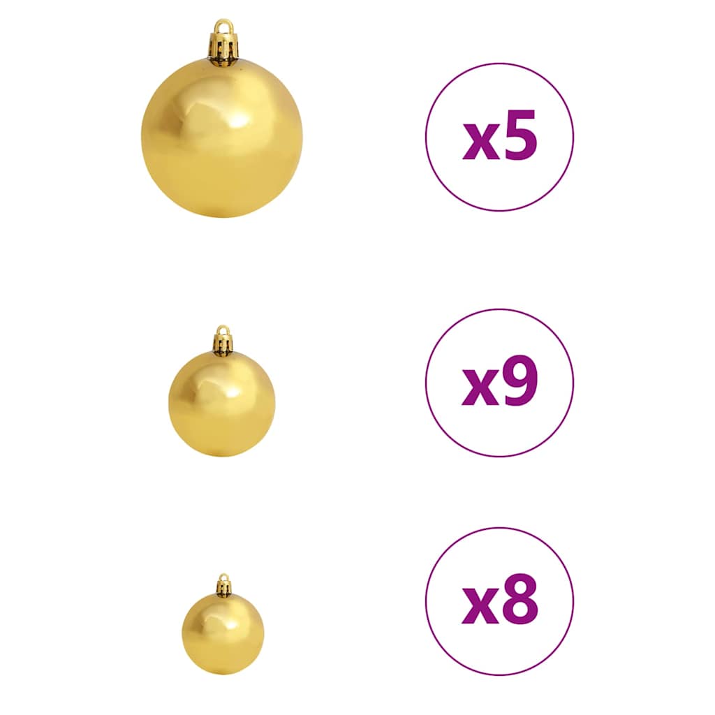 Árbol de Navidad artificial Verde 120 cm PVC, Plástico y Acero