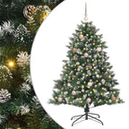 Árbol de Navidad artificial Verde 150 cm PVC, Plástico y Acero