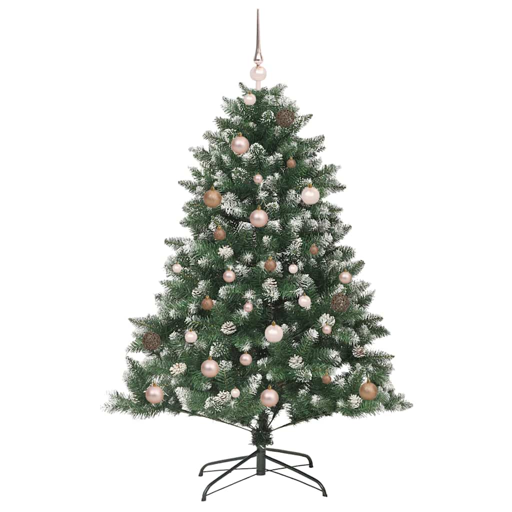Árbol de Navidad artificial Verde 150 cm PVC, Plástico y Acero