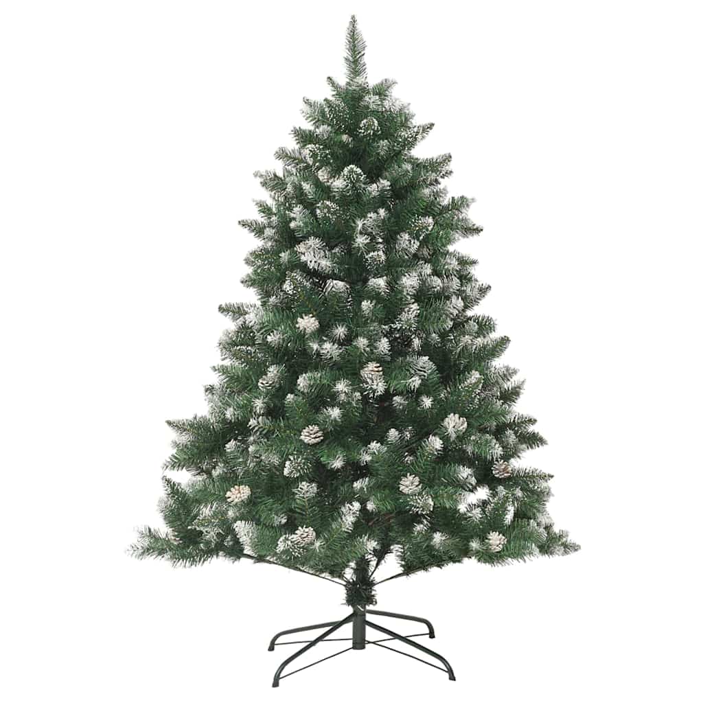 Árbol de Navidad artificial Verde 150 cm PVC, Plástico y Acero
