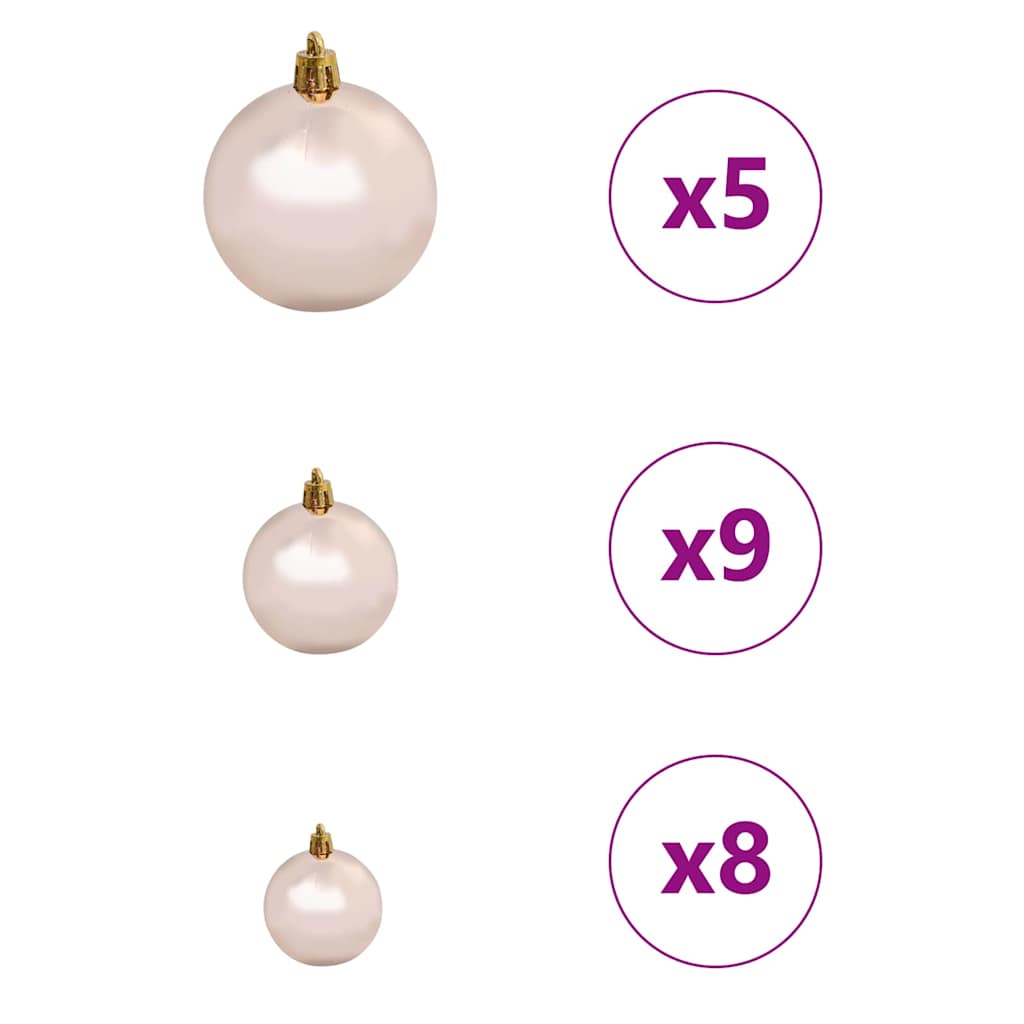 Árbol de Navidad artificial Verde 150 cm PVC, Plástico y Acero