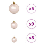 Árbol de Navidad artificial Verde 150 cm PVC, Plástico y Acero