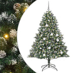 Árbol de Navidad artificial Verde 180 cm PVC, Plástico y Acero