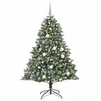 Árbol de Navidad artificial Verde 180 cm PVC, Plástico y Acero