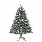 Árbol de Navidad artificial Verde 180 cm PVC, Plástico y Acero