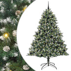 Árbol de Navidad artificial Verde 210 cm PVC, Plástico y Acero