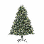 Árbol de Navidad artificial Verde 210 cm PVC, Plástico y Acero