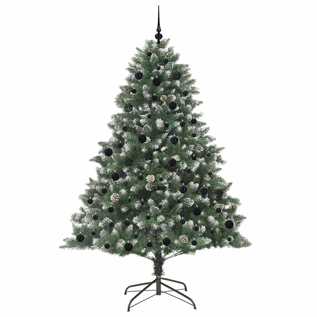 Árbol de Navidad artificial Verde 210 cm PVC, Plástico y Acero