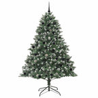 Árbol de Navidad artificial Verde 210 cm PVC, Plástico y Acero