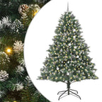 Árbol de Navidad artificial Verde 240 cm PVC, Plástico y Acero