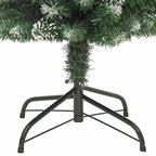 Árbol Navideño Artificial Delgado con 150 LED Verde y 120 cm