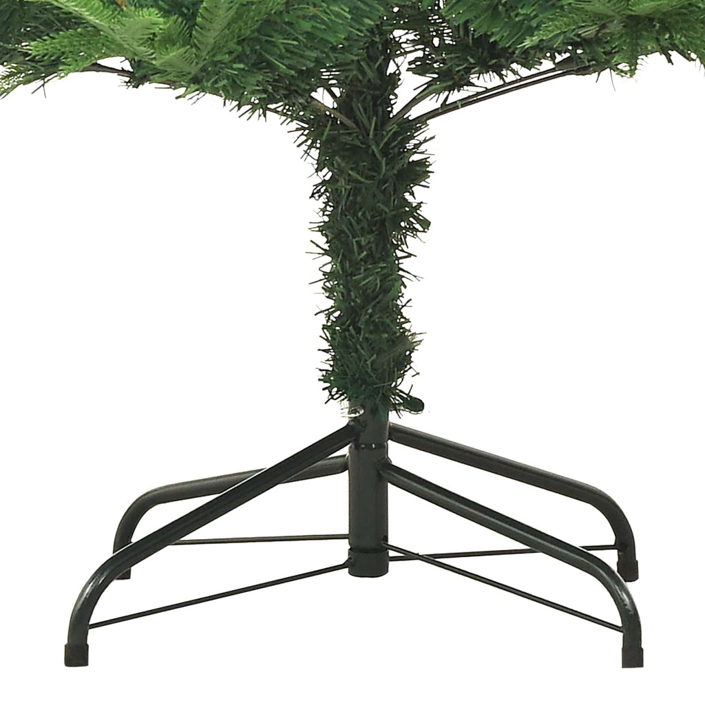Árbol de Navidad artificial pre-iluminado Verde 180 cm PVC y PE
