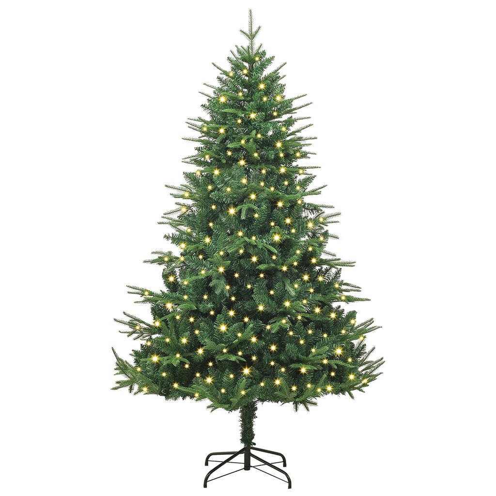 Árbol de Navidad artificial pre-iluminado Verde 180 cm PVC y PE