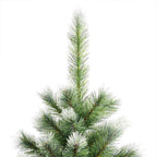 Árbol de Navidad Artificial Plegable con Nieve Esponjosa 150 cm