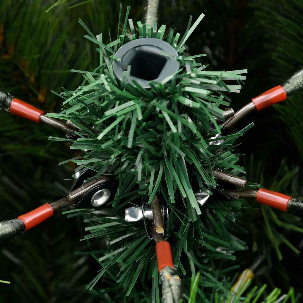 Árbol de Navidad Artificial Plegable con Nieve Esponjosa 150 cm