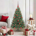 Árbol de Navidad artificial con ramas articuladas Verde 120 cm