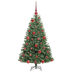 Árbol de Navidad artificial con ramas articuladas Verde 120 cm