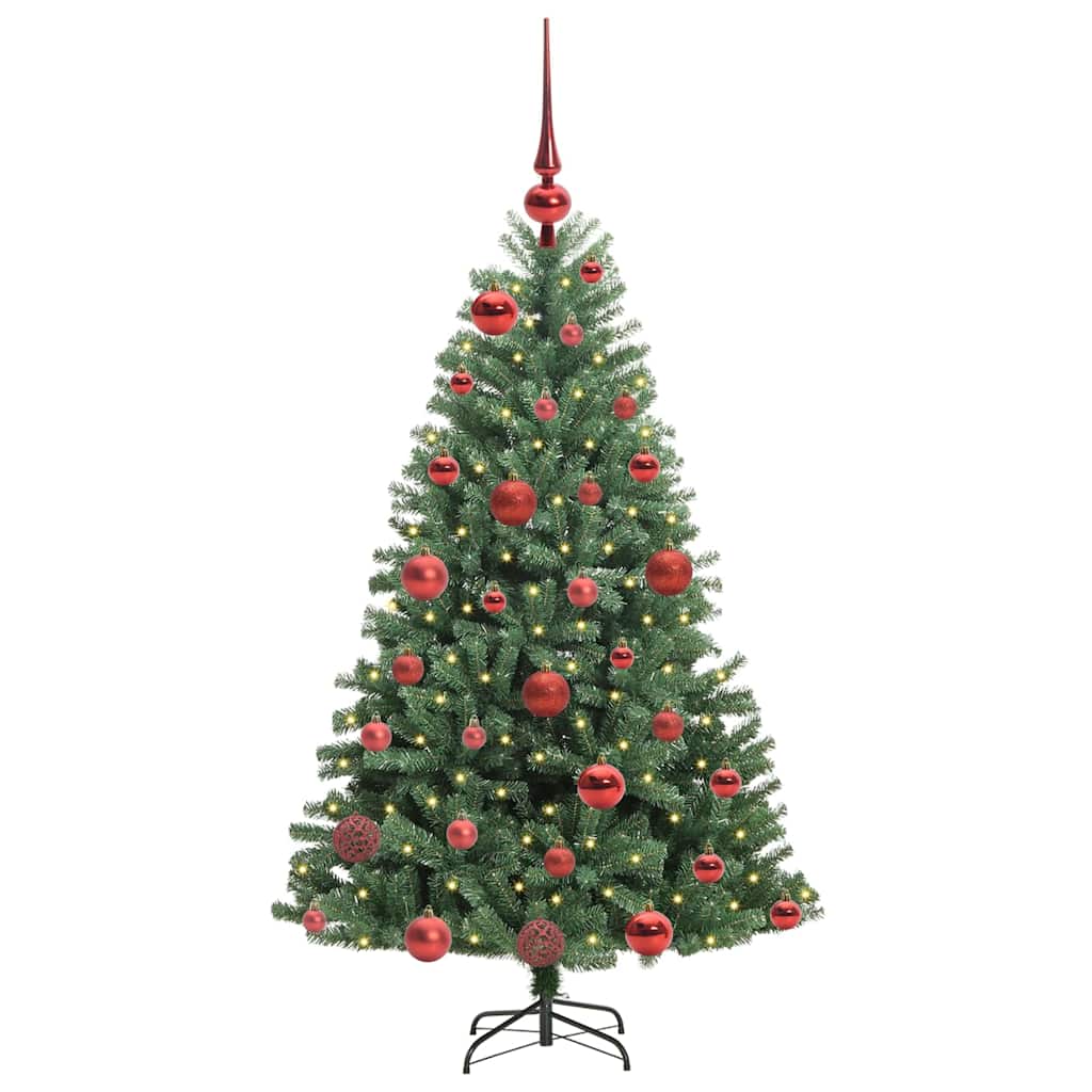 Árbol de Navidad artificial con ramas articuladas Verde 120 cm