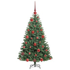 Árbol de Navidad artificial con ramas articuladas Verde 120 cm