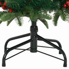 Árbol de Navidad artificial Verde 150 cm PVC, Metal y Plástico